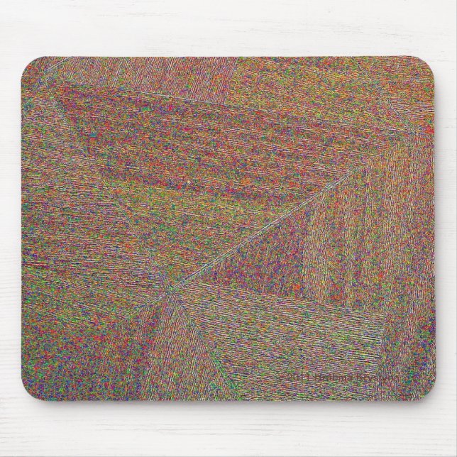 LINOLEUM ABSTRACT MOUSE MAT (Front)
