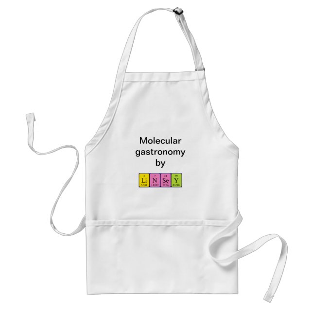 Linsey periodic table name apron (Front)
