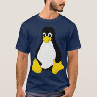Linu Mascot Tu the Penguin Nerd Geek IT Person