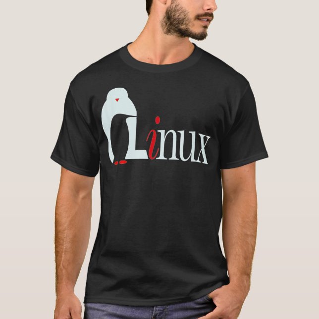 Linu Os  funny Tu Penguin Tee (Front)