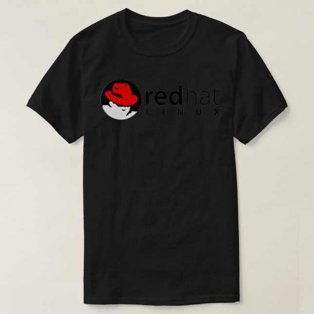 Linu redhat lover tee Penguin Tu Open Source Os  (Design Front)