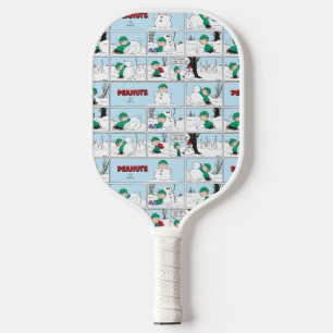 Linus Builds A Snowman Pickleball Paddle
