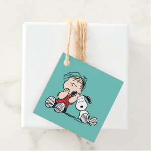 Linus Comforted With Snoopy's Ear Favour Tags