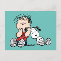 Linus Comforted With Snoopy's Ear