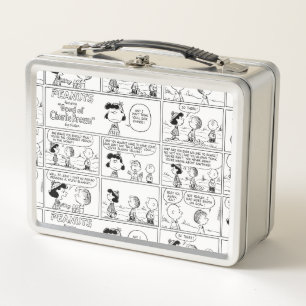 Linus Tells Lucy She's Crabby Metal Lunch Box