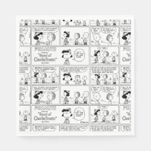 Linus Tells Lucy She's Crabby Napkin