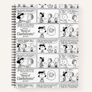 Linus Tells Lucy She's Crabby Notebook