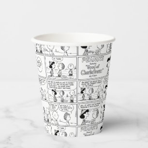 Linus Tells Lucy She's Crabby Paper Cups