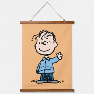 Linus Waving Hanging Tapestry