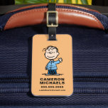 Linus Waving Luggage Tag<br><div class="desc">Check out this cute character art of Linus waving.</div>