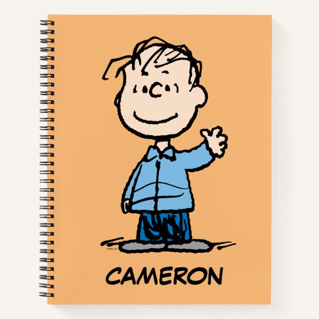 Linus Waving Notebook (Front)