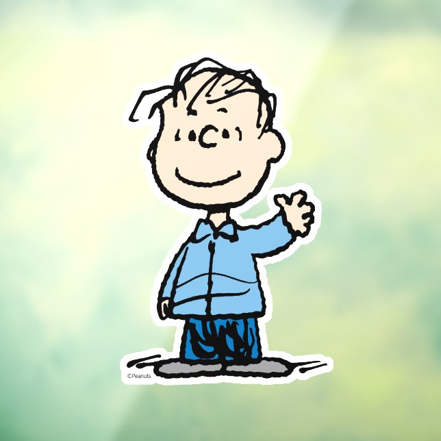 Linus Waving Window Cling (Sheet 3)