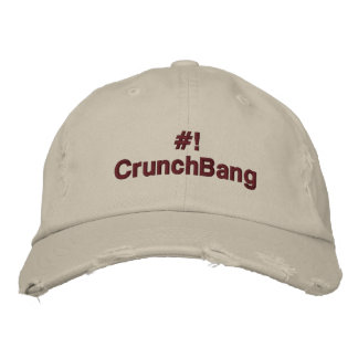 Linux - #!CrunchBang Embroidered Hat