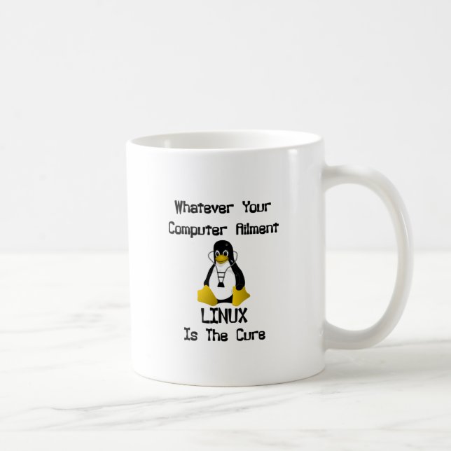 Linux Cure Mug (Right)