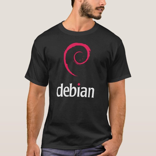 Linux Debian Tshirt (Front)