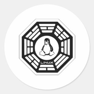Linux Dharma Classic Round Sticker