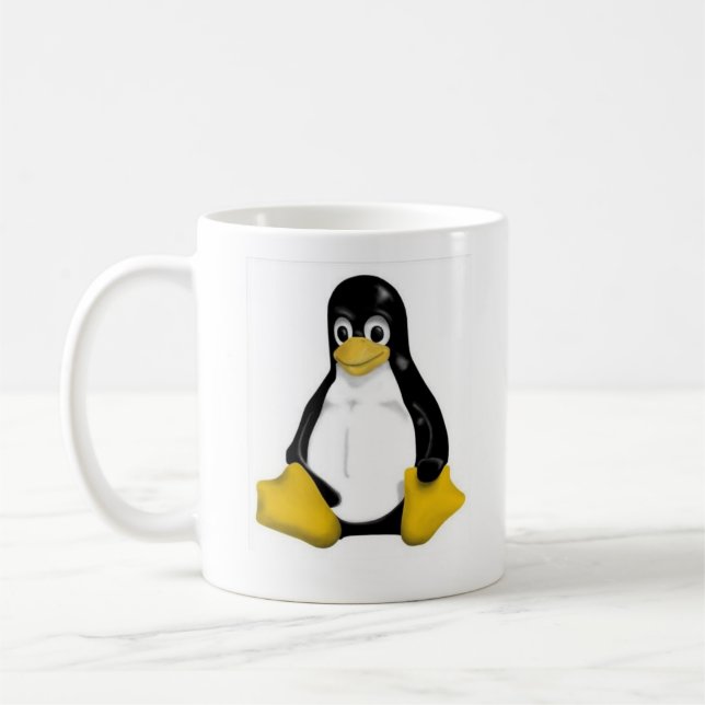Linux-inside, linux coffee mug (Left)