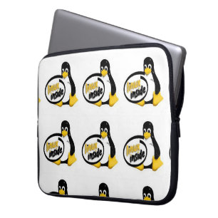 LINUX INSIDE Tux the Linux Penguin Logo Laptop Sleeve