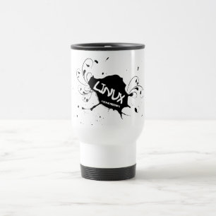 Linux Means Freedom Travel Mug