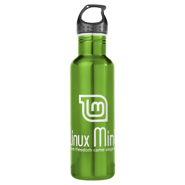 Linux Mint 710 Ml Water Bottle (Front)