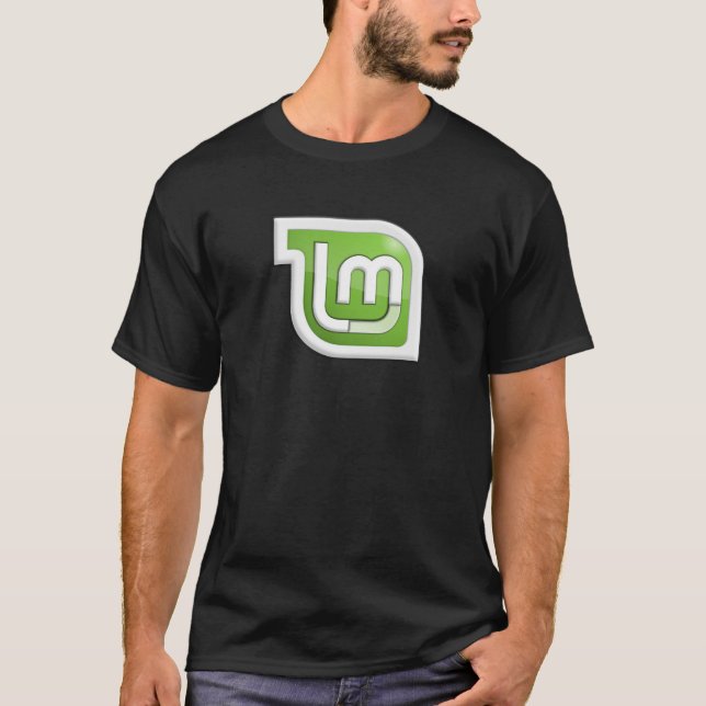 Linux - MINT front & back T-Shirt (Front)