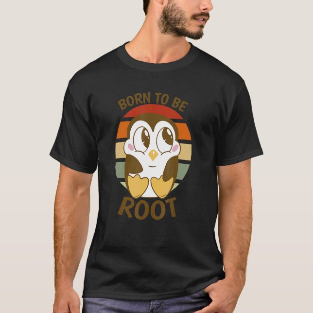 Linux Nerd Programming Debugging Cute Penguin Retr T-Shirt (Front)