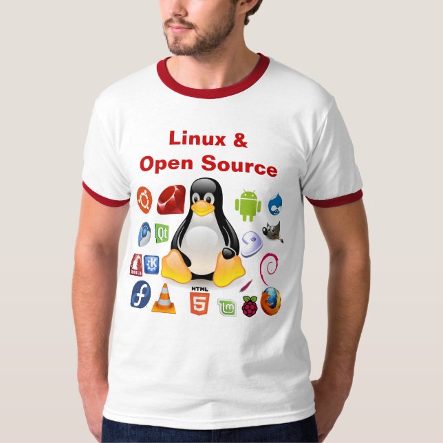 Linux & Open Source T-Shirt (Front)