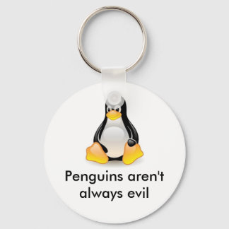 linux-penguin-tux key ring