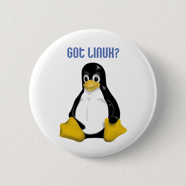 Linux Products & Designs! 6 Cm Round Badge (Front)