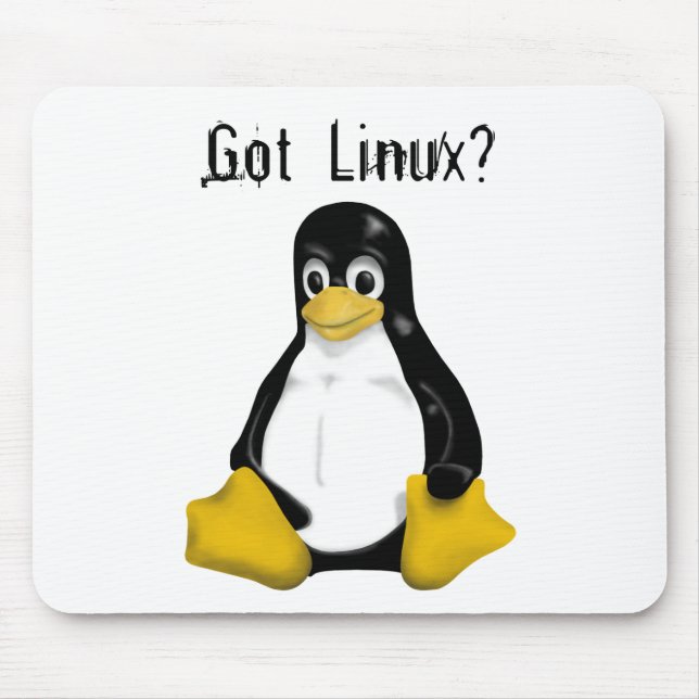 Linux Products & Designs! Mouse Mat (Front)