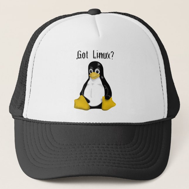 Linux Products & Designs! Trucker Hat (Front)
