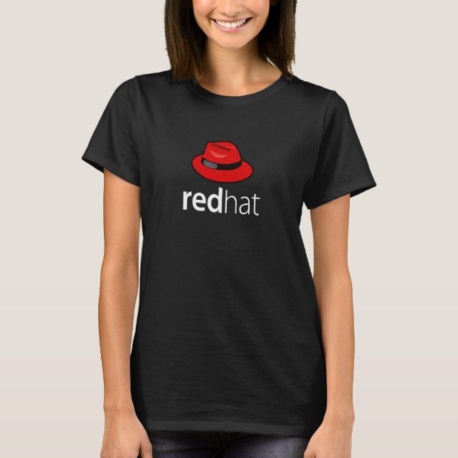 Linux redhat lover tee Penguin Tux Open Source Os (Front)