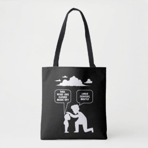 Linux Software Developer Computer Programmer Nerd Tote Bag