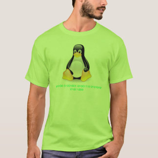 Linux Tux Binary T-Shirt