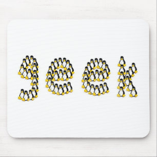 Linux Tux Geek Mouse Mat