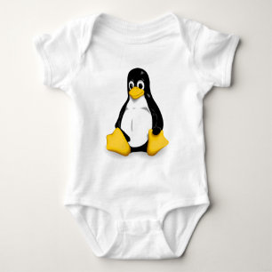 Linux Tux Organic Baby Creeper