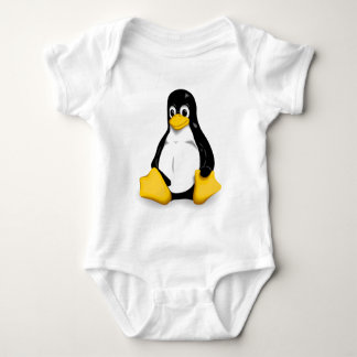 Linux Tux Organic Baby Creeper