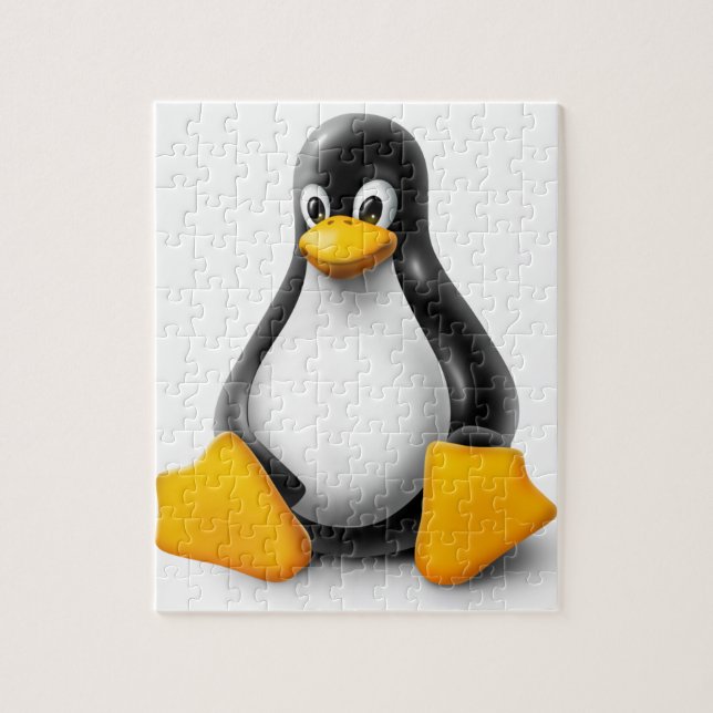 Linux Tux the Penguin Jigsaw Puzzle (Vertical)