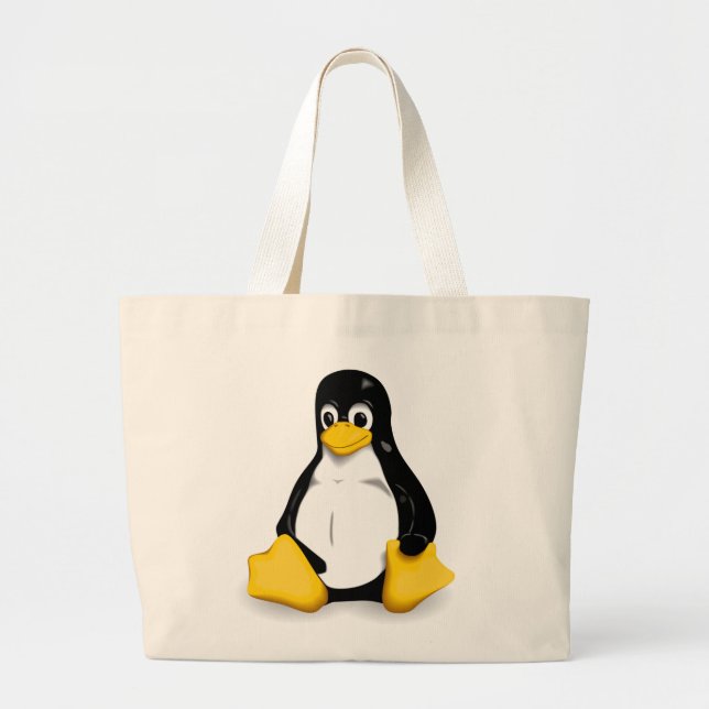 Linux Tux Tote Bags (Front)