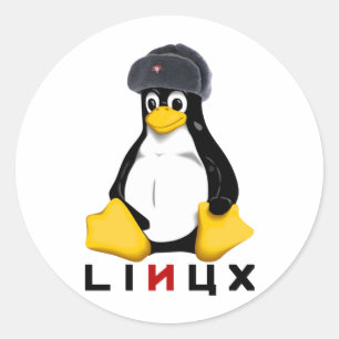 Linux Urss Classic Round Sticker