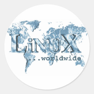 Linux Worldwide Classic Round Sticker