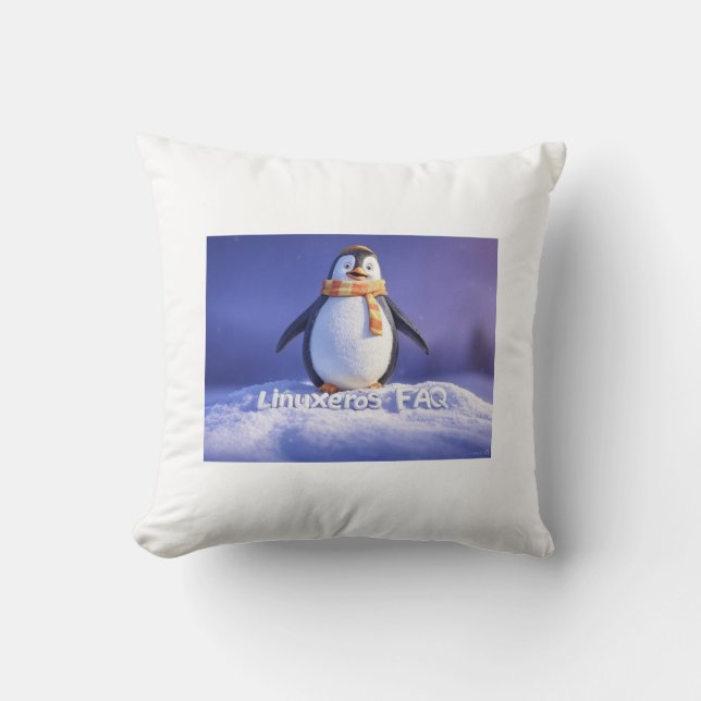 Linuxeros FAQ Cushion (Front)