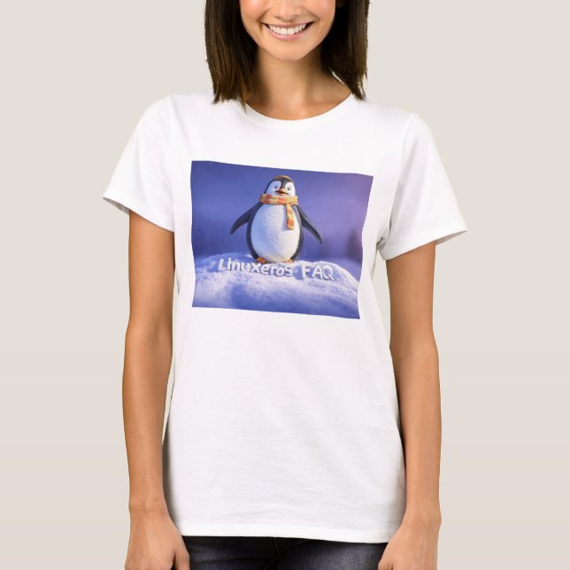 Linuxeros FAQ T-Shirt (Front)