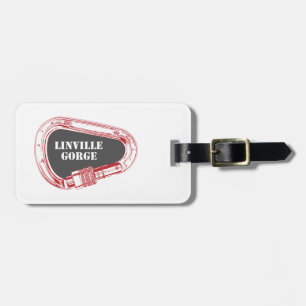 Linville Gorge Climbing Carabiner Luggage Tag
