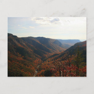 Linville Gorge in Autumn, North Carolina Postcard