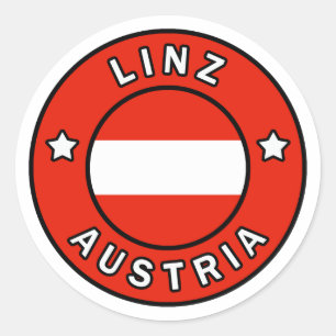 Linz Austria Classic Round Sticker