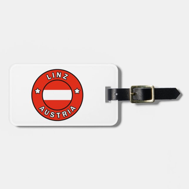 Linz Austria Luggage Tag (Front Horizontal)