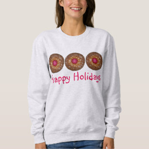 Linzer Torte Christmas Cookie Holiday Sweatshirt
