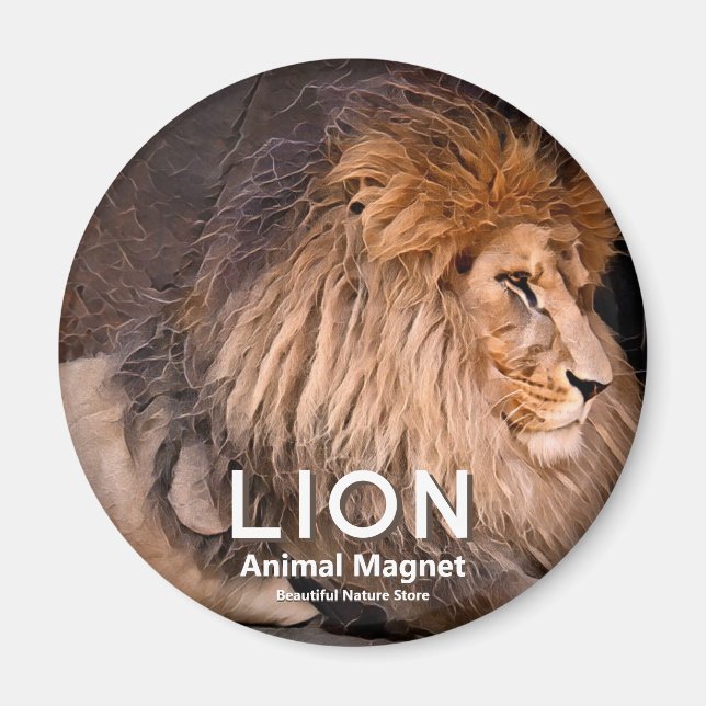 Lion マグネット magnet (Front)