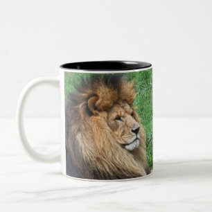 Lion 001 Two-Tone coffee mug